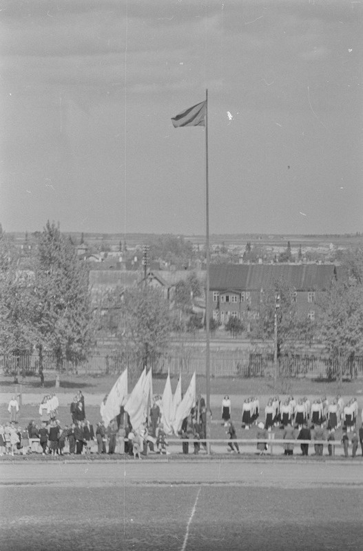 Tartu ülikooli kehakultuurlaste pidupäev 1952. a.