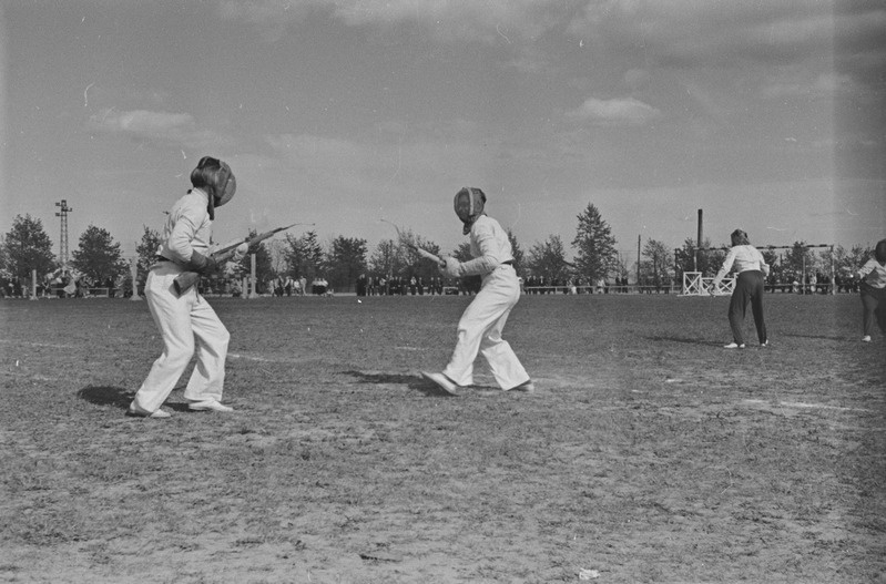 Tartu ülikooli kehakultuurlaste pidupäev 1952. a.