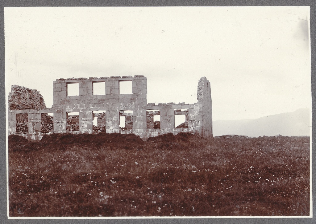 Ruins of the Bishop's Palace, Laugarnes, Reykjavík.