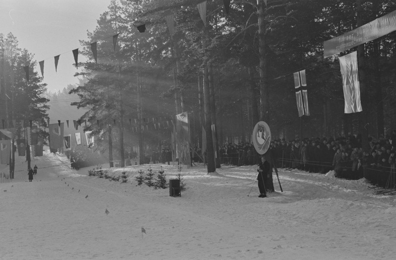 Suusavõistlustel Sverdlovskis. Jaanuar 1959. a.