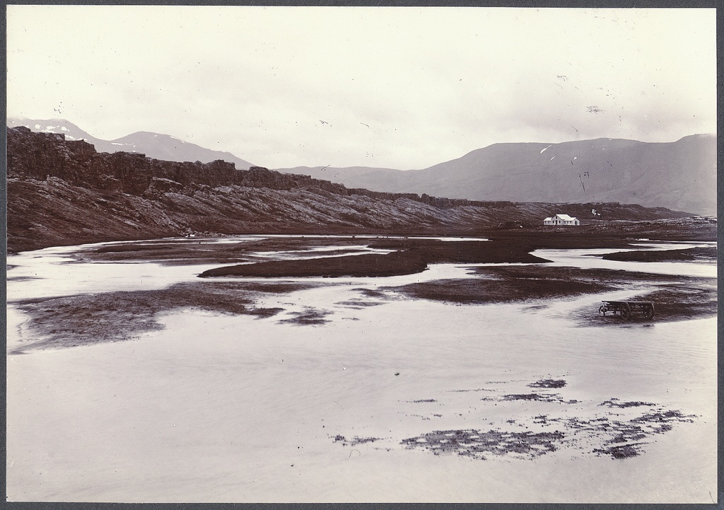 Þingvellir.--almannagjá and Hotel.