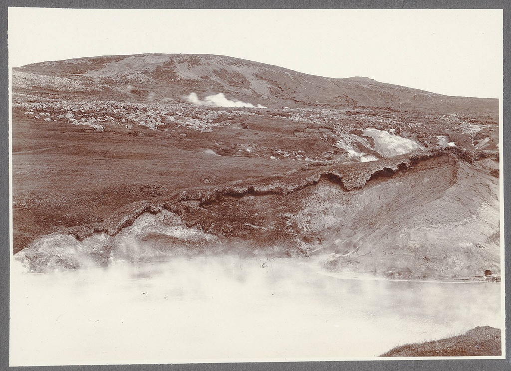 Hengill.--the hot spring (new in 1896).