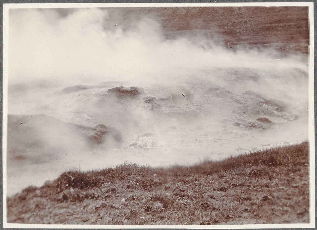 Hot springs at Kroppur, Reykholtsdalur.