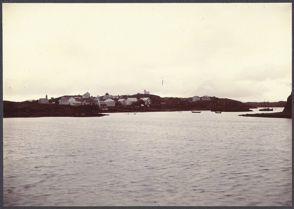 Stykkishólmur from the sea.