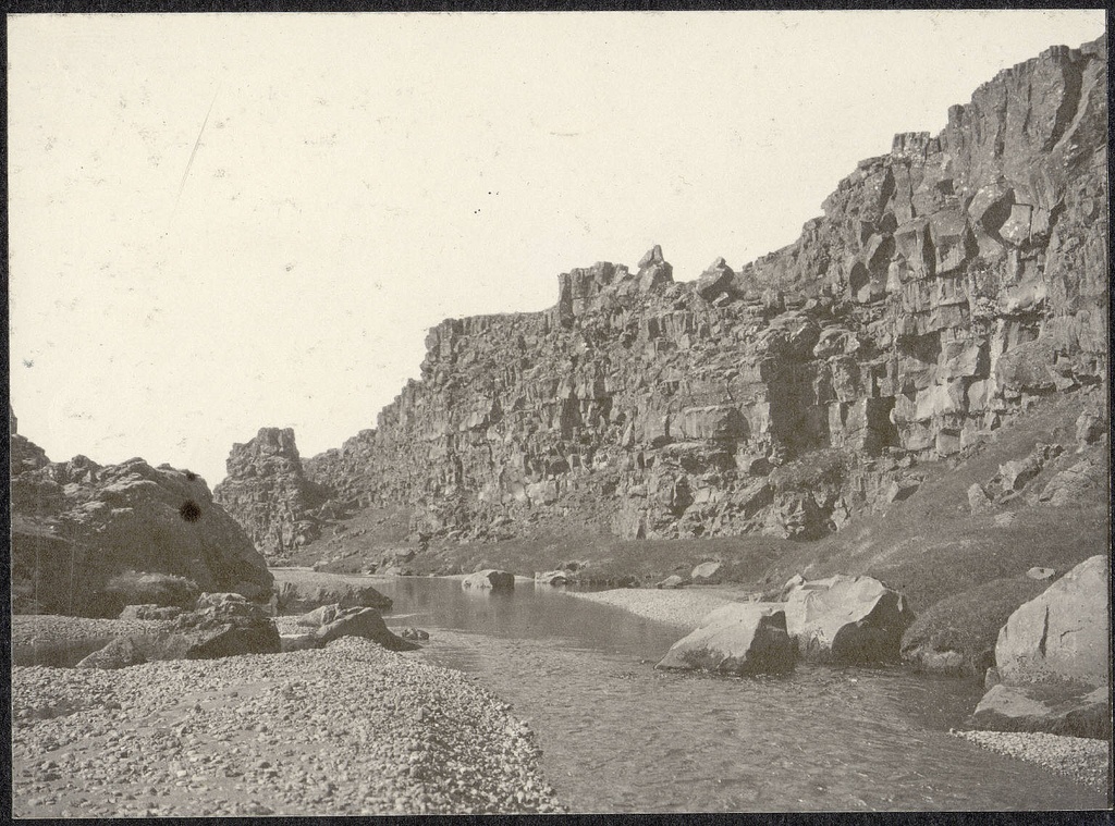 Þingvellir. Almannagjá.