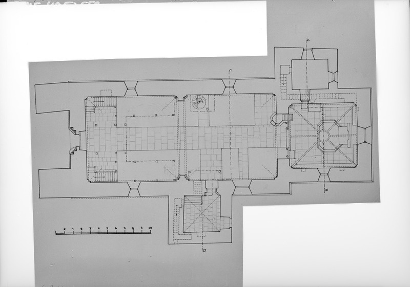 Valjala kirik. Põhiplaan