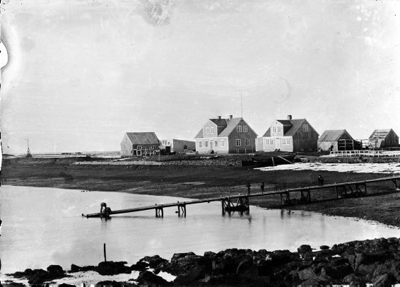Verslunarhús in Akranesi, by 1900