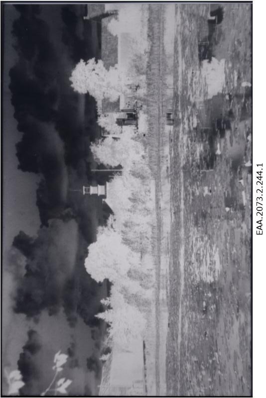 Vaade Suure-Jaani majadele ja tuletõrjemaja tornile