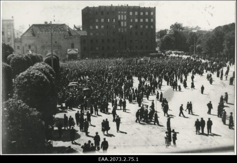 Demonstratsioon Vabaduse väljakul