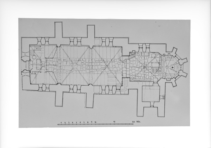 Ridala kirik. Põhiplaan
