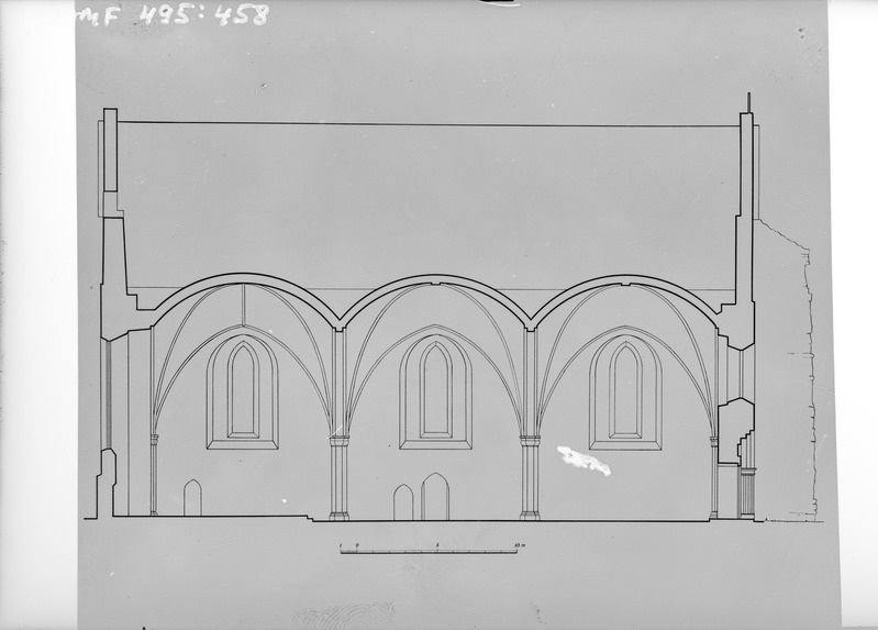 Haapsalu kirik. Pikilõige