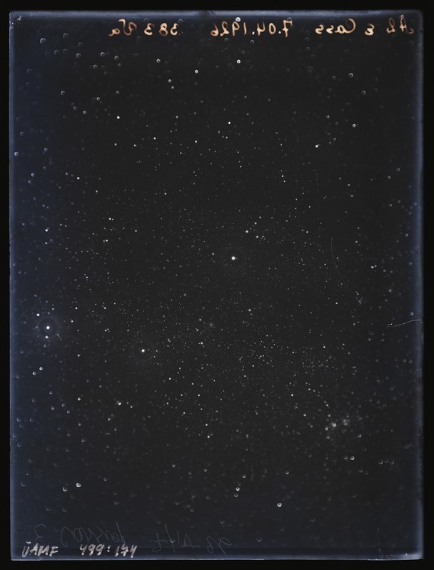 Ülesvõte Kassiopeia tähtkujust. A2 e Cass 7.04.1926 383 Va