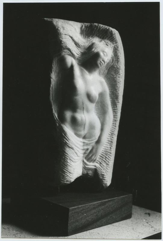 Angel of Mantelpiece. Marble. 1979