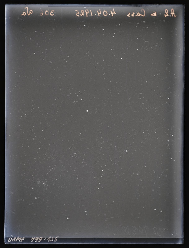 Ülesvõte Kassiopeia (Cassiopeia) tähtkujust. A2 e Cass 4.04.1925 306 Va