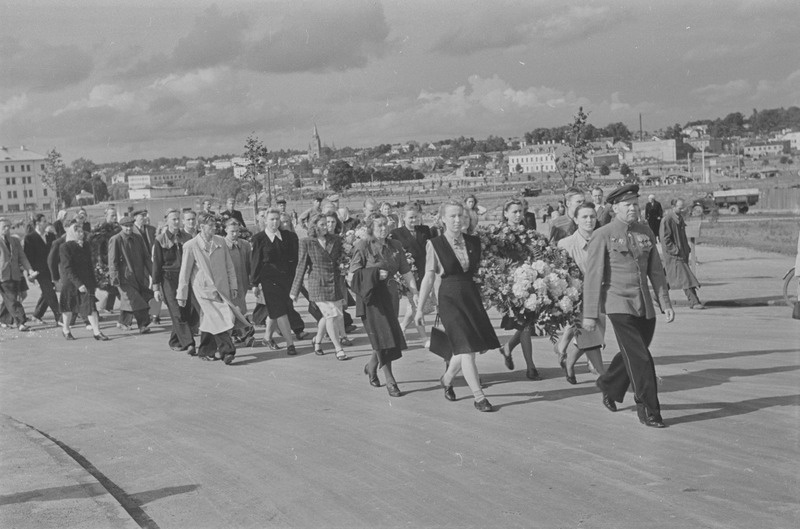 Ausamba avamine Nõukogude armee sõjaväelastele Tartus 1950. a.