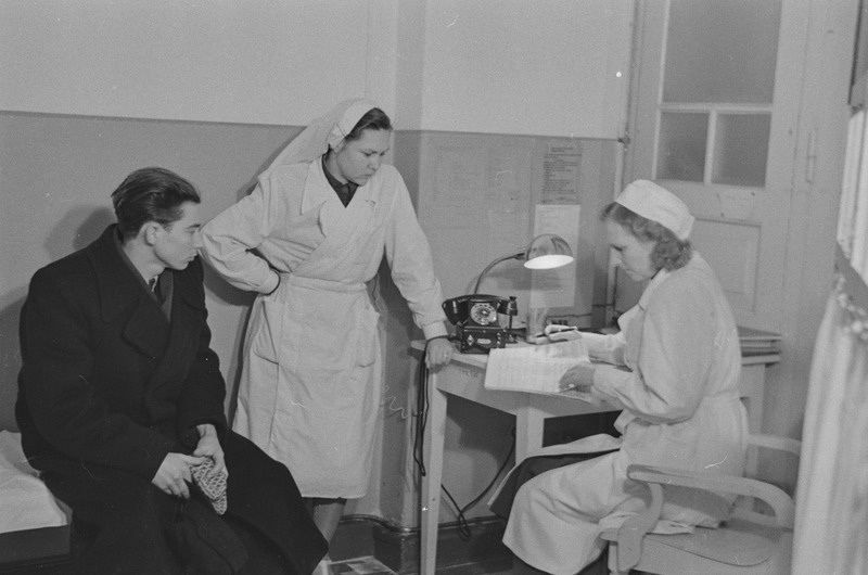 Neurokirurgia haiglas 1952. a. Dr. Ernst Raudam
