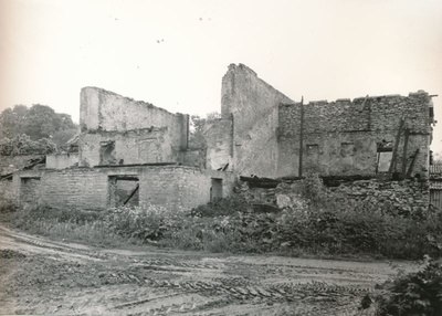 Photo. Lihula wool and flour industry ruins. Black and white. Located: Hm 7975 - Technical monuments of Haapsalu district  similar photo