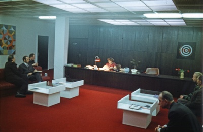 Kirovi näidiskalurikolhoos (NKK): kolhoosi kontor  similar photo