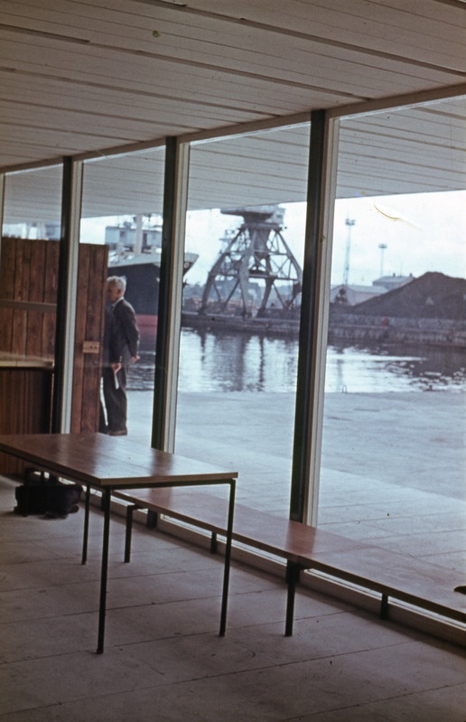 Tallinna sadam, reisijate paviljon. Arhitekt Voldemar Herkel