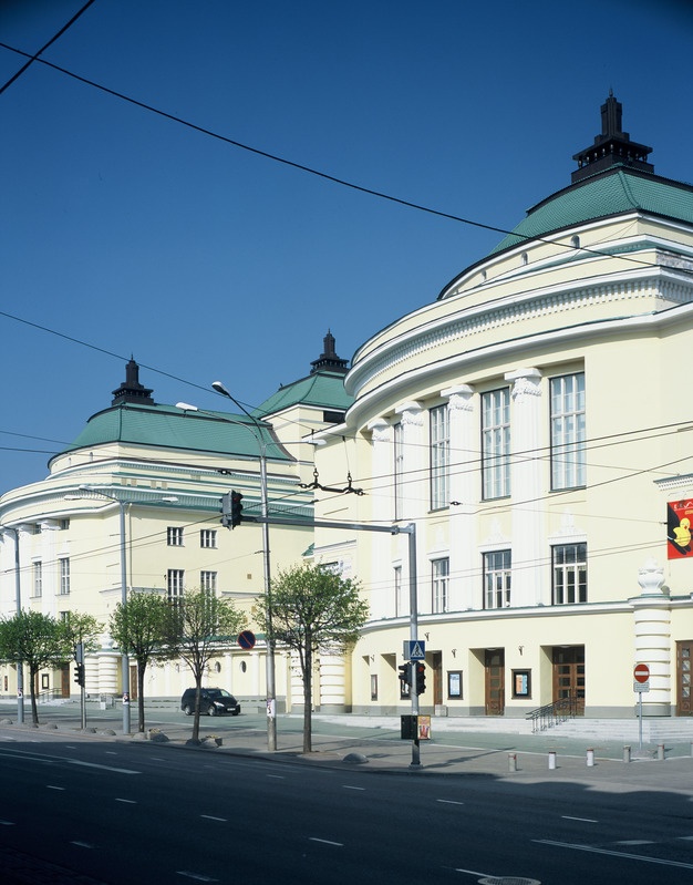 Estonia teater, peafassaadi lähivaade