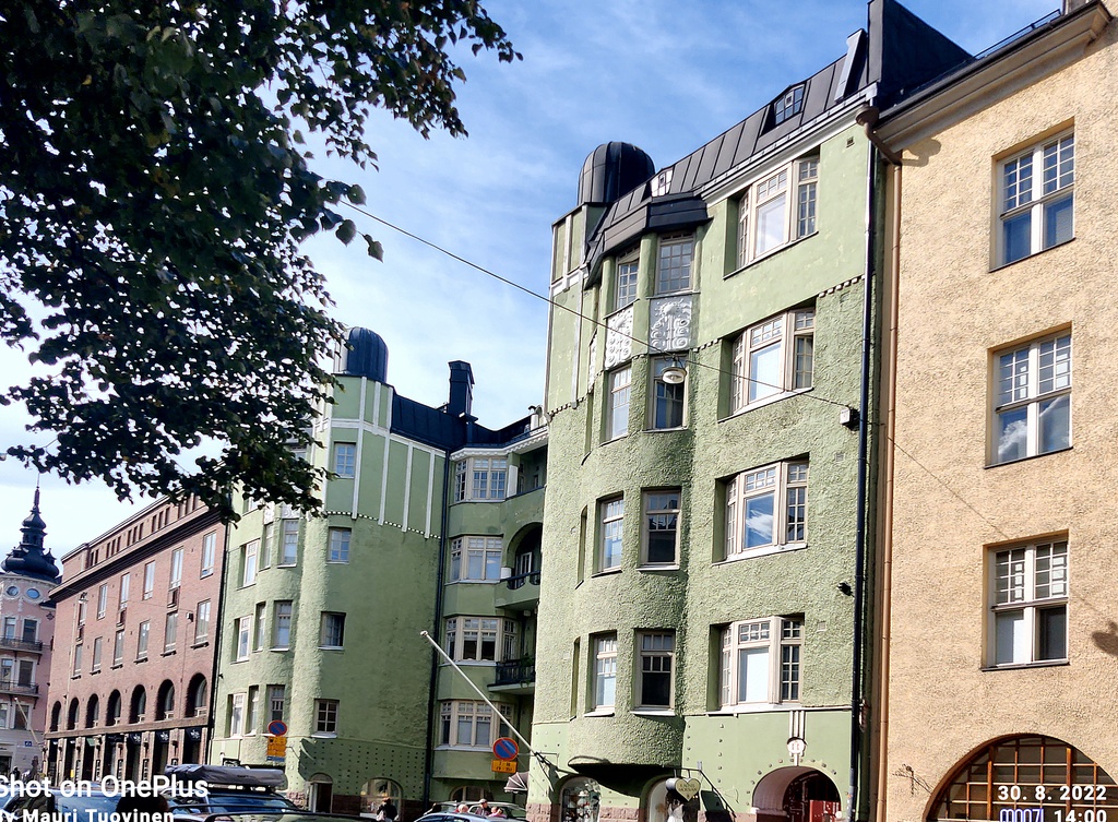 Kalevankatu 11. Vilho Penttilän suunnittelema rakennus. Rakennusvuosi 1908. rephoto