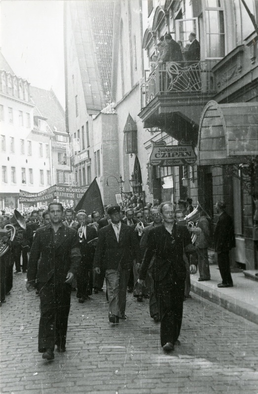Demonstratsioon Tallinnas NSV Liidu saatkonna ees