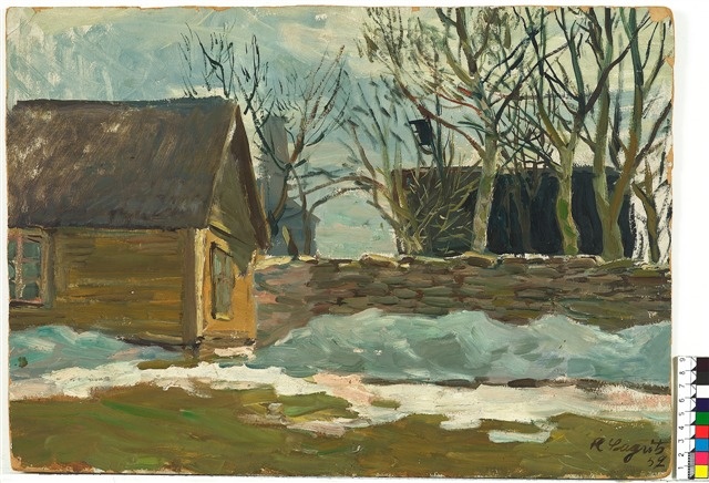 R. Sagrits. Talvemaastik Rannamõisas