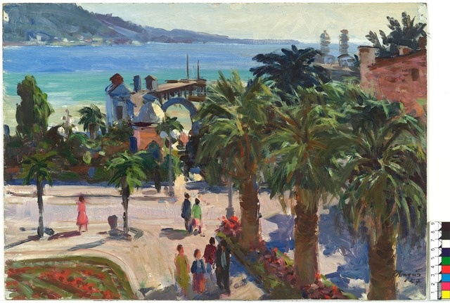 R. Sagrits. Suhhumi. Vaade hotellist