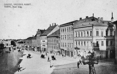 Suurturg (Tartu Raekoja plats). Tartu, 1918.  duplicate photo
