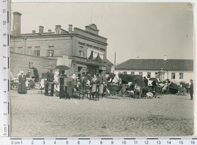 Tartu "Jewish" or Executive Market 1912  duplicate photo