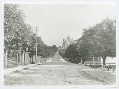 Vaade Toompea suunas Tõnismäe poolt, 19. sajandi lõpp.  duplicate photo