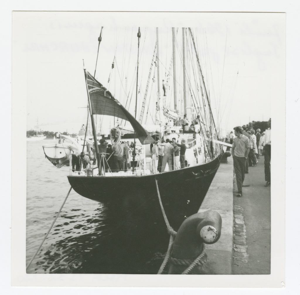 Kolmemastiline Inglise topseilkuunar "Sir Winston Churchill" Kopenhageni sadamas