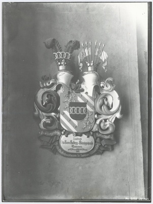 Eestimaa rüütelkonna pealiku maanõunik parun Otto Budberg-Bönningshauseni epitaaf 20. saj. algusest.  duplicate photo