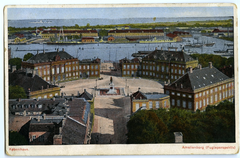 Vaade Amalienborgi kompleksile Kopenhagenis