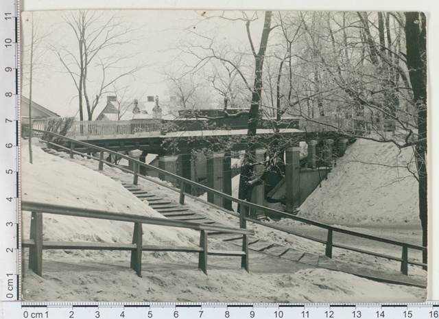 Tartu, English bridge in Toomemägi 1913