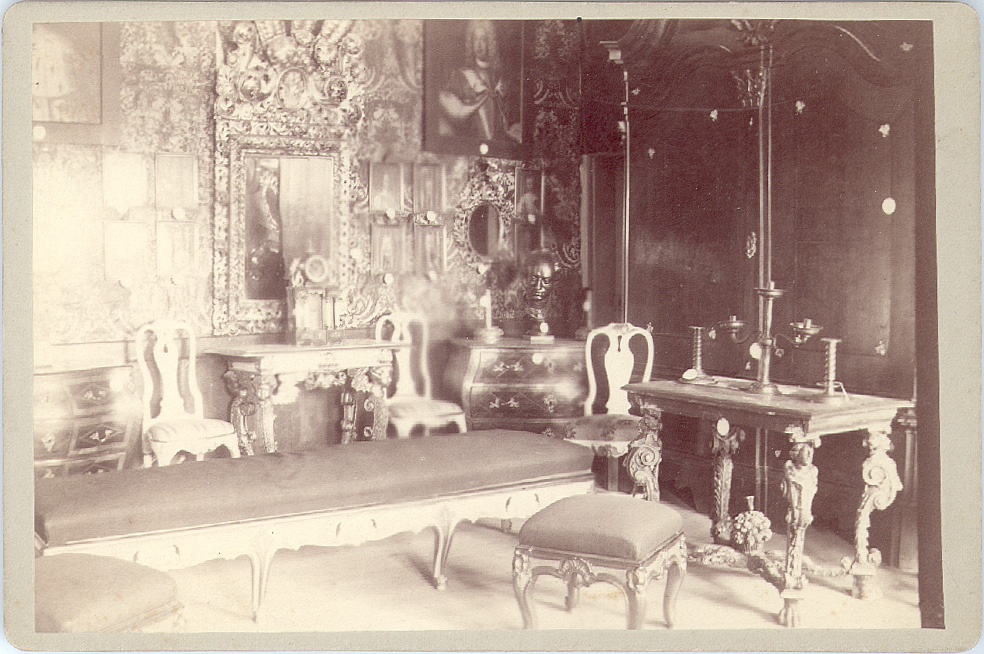 Rokokorummet i Åbo historiska museum.