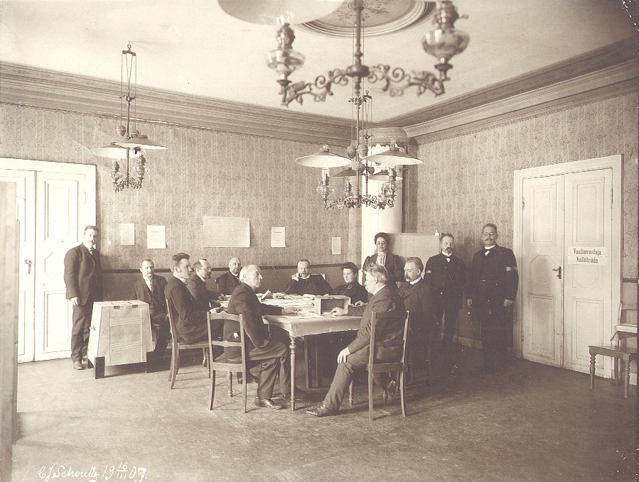 Valnämnden i Åbo 16.3.1907.