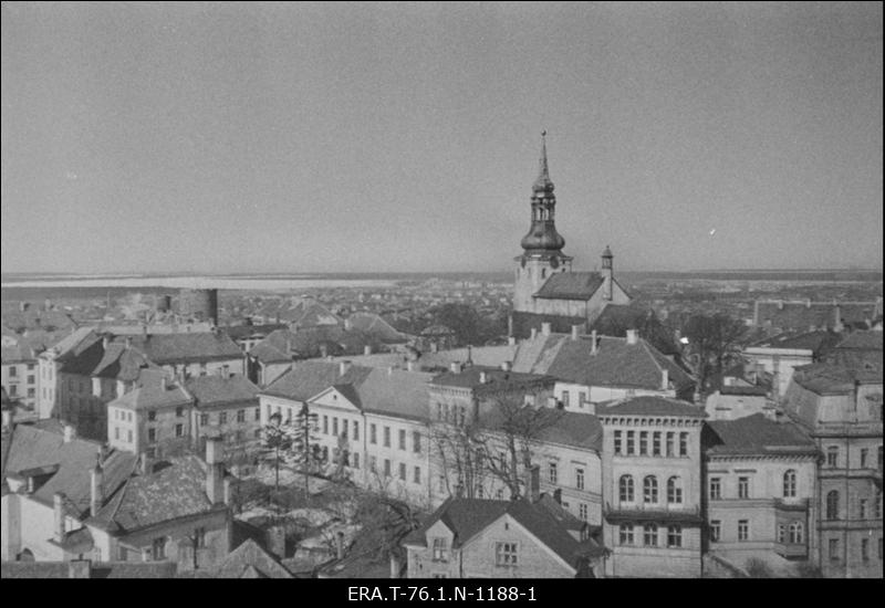 Tallinna Toomkirik. Vaade kagust Kiek in de Köki tornist.