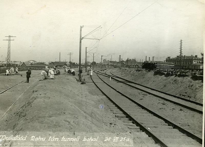 Mullatööd Rohu t tunneli kohal