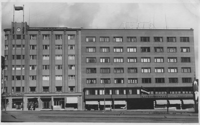 Residential and commercial building in Pärnu mnt. 8/ Väike- Karja t. 9, 1937 yr.  duplicate photo