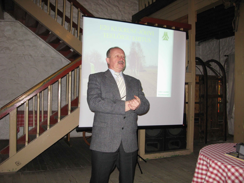 foto Kukruse-Jõhvi projekti tutvustus kohalikele elanikele 18. märts 2009