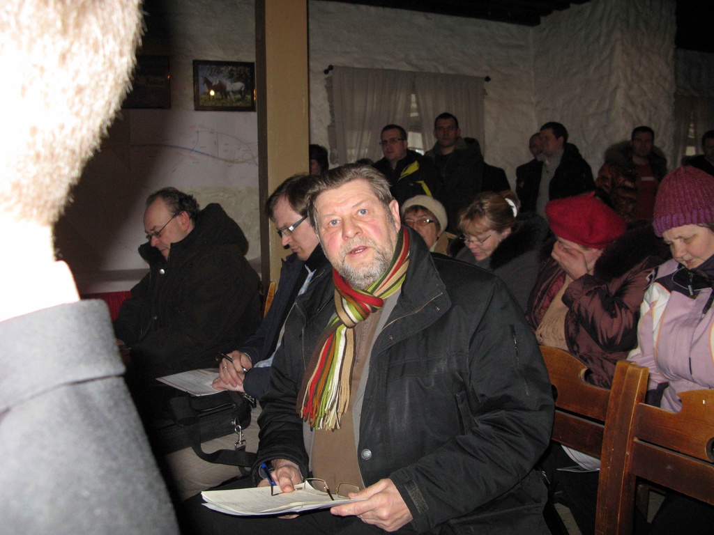 foto Kukruse-Jõhvi projekti tutvustus kohalikele elanikele 18. märts 2009