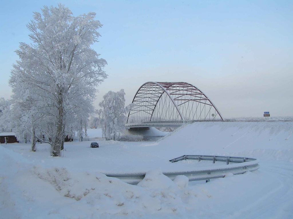Talv Rannu-Jõesuu sillal 23. dets 2009