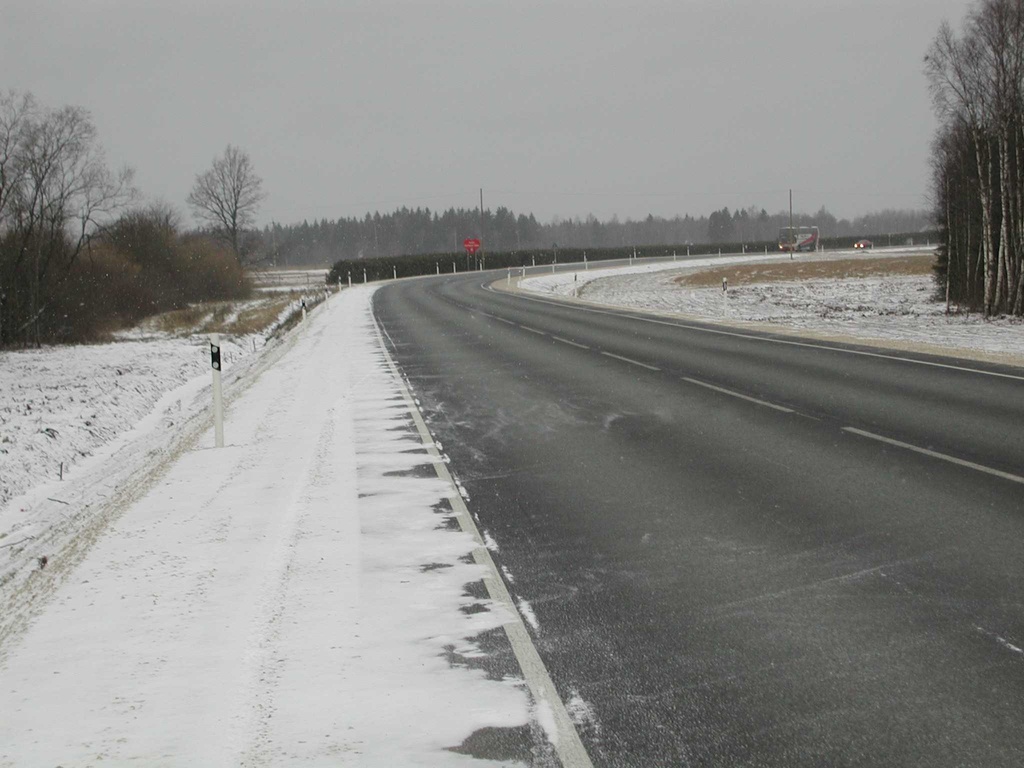 foto Tallinn - Tartu - Võru - Luhamaa talvine teelõik 2001