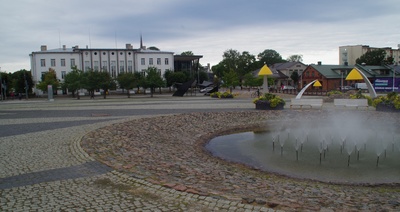 Vaade Rakvere turuplatsile. rephoto