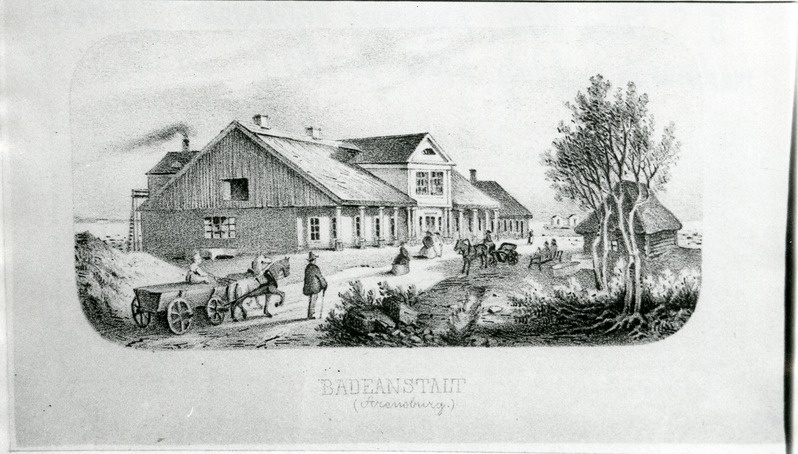Fotokoopia Friedrich Sigismund Sterni litost Kuressaare supelasutus