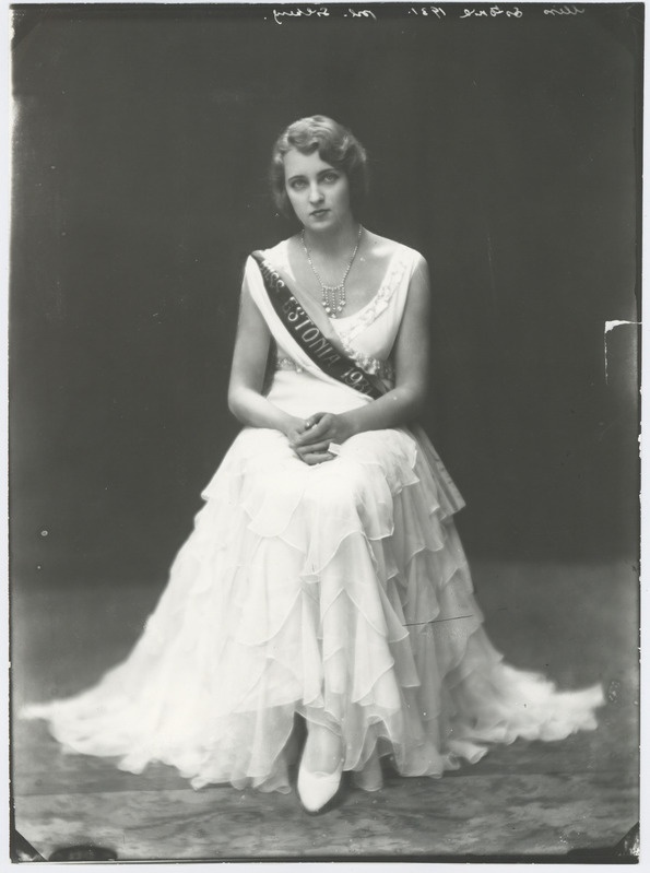 Foto. Miss Estonia 1931 Lilli Silberg