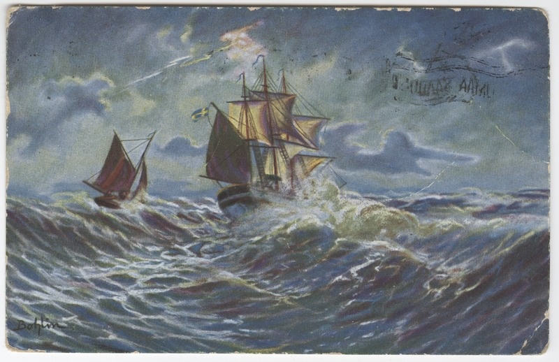 Purjekad tormisel merel