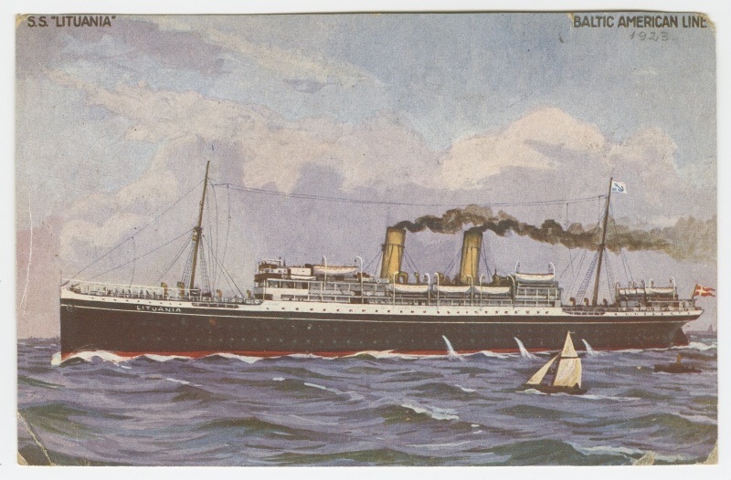 Baltic America Line'i laev S.S. "Lituania"