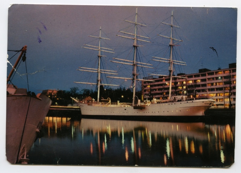 Soome purjelaev "Suomen Joutsen" Turu sadamas
